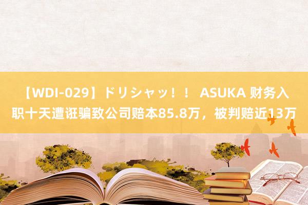 【WDI-029】ドリシャッ！！ ASUKA 财务入职十天遭诳骗致公司赔本85.8万，被判赔近13万