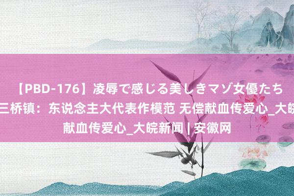 【PBD-176】凌辱で感じる美しきマゾ女優たち8時間 怀宁县三桥镇：东说念主大代表作模范 无偿献血传爱心_大皖新闻 | 安徽网