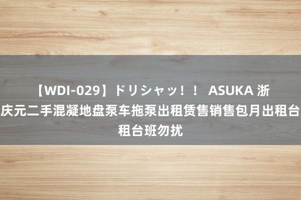 【WDI-029】ドリシャッ！！ ASUKA 浙江丽水庆元二手混凝地盘泵车拖泵出租赁售销售包月出租台班勿扰